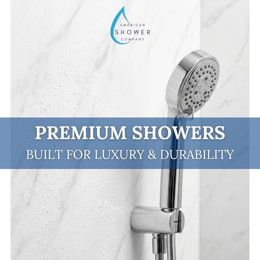 Premium showers built for luxury and durability graphic